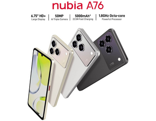 Компания ZTE выпустила новый nubia A76 4G без анонса