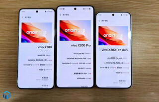 Vivo X200, X200 Pro и Pro mini: спецификации и габариты (фото)