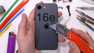 iPhone 16e и его необычная батарея на видео