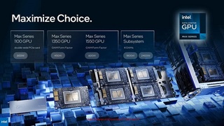 Intel представила ускорители вычислений Data Center GPU Max, которые оказались быстрее NVIDIA A100 в несколько раз
