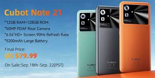 Cubot начинает продажи смартфона NOTE 21 и планшета TAB 40 в магазине AliExpress