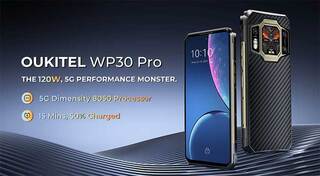 Oukitel начинает международные продажи защищённых смартфона WP30 Pro и планшета OT5