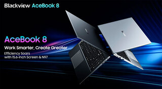 Blackview представляет рекордно тонкий ноутбук AceBook 8 на Intel N97