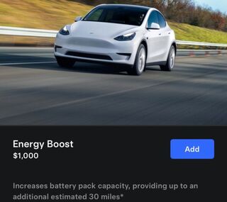 Tesla начала продавать программное увеличение запаса хода на заднеприводных Model Y