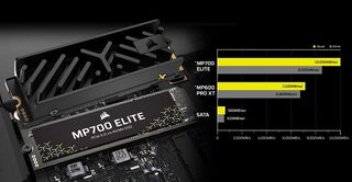 Corsair выпустила NVMe-накопители MP700 Elite с поддержкой PCIe 5.0