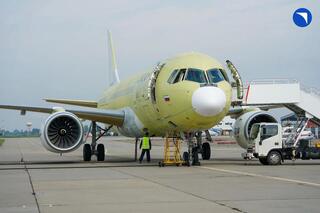 Первый серийный МС-21-310 впервые поднялся в небо