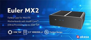 Akasa представила алюминиевый корпус Euler MX2 для сборки пассивно-охлаждаемых систем