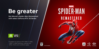 Видеокарты GeForce RTX 3080 и 3090 доступны в комплекте с Marvel's Spider-Man Remastered в рамках акции "Be Greater"