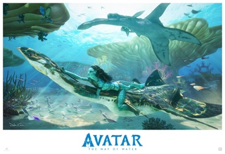 Подводный мир Пандоры на новом концепт-арте "Аватара 2"