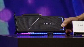 Intel представила свою топовую игровую видеокарту Arc A770, которая поступит в продажу с 12 октября
