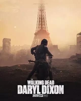 Постапокалипсис в Париже: показан фан-постер сериала про Дэрила Диксона
