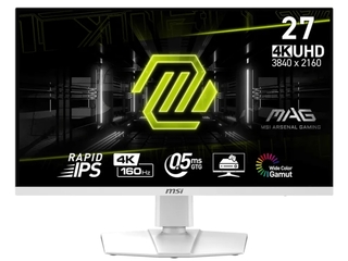 MSI выпускает игровой монитор в белом цвете MAG 274URFW с разрешением 4K/160 Гц