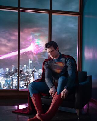 Первый взгляд на Дэвида Коренсвета в образе Супермена из предстоящего фильма Джеймса Ганна