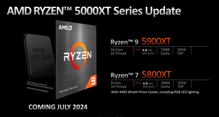 Новые процессоры AMD Ryzen 9 5900XT и Ryzen 7 5800XT AM4 запланированы на 31 июля