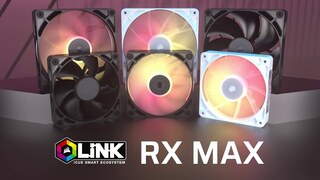 Вентиляторы Corsair iCUE LINK RX MAX на 20% толще для увеличения давления и воздушного потока при меньших оборотах