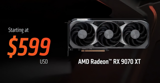 AMD заявляет, что Radeon RX 9070 XT обеспечивает производительность как и RTX 5070 Ti в играх с RT, но на $150 меньше