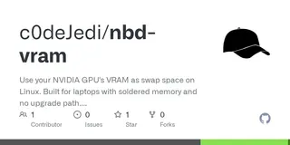 Энтузиаст создал утилиту NBD-VRAM для создания раздела подкачки в видеопамяти видеокарт NVIDIA под Linux