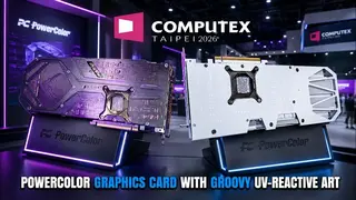 Компания PowerColor представила прототипы видеокарт AMD Radeon RX 9000 с рисунками, реагирующими на ультрафиолет