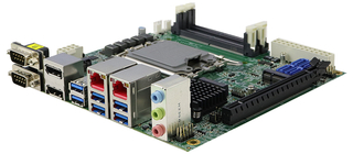 iBase выпустила индустриальную плату MI1000 формата Mini-ITX для чипов Intel Raptor Lake-S Refresh 