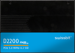 Swissbit представила SSD серии D2200 в форматах U.2 и E1.S с интерфейсом PCIe 5.0 