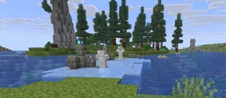 Игрок Minecraft создал автоматический ледяной мост из подпрыгивающих манекенов с зачарованием "Ледоход"