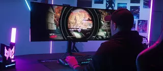 В России появился игровой монитор Acer Predator X49X с OLED-экраном 32:9 