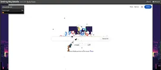 Destroy Any Website превращает сайты в пиксельные уровни — можно разрушать с оружием и друзьями