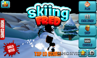 Skiing Fred