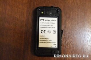 Тестирование аккумулятора mugen power для motorola defy