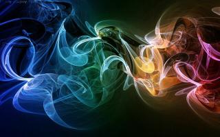 Обои: разноцветный, форма, дым, сгусток