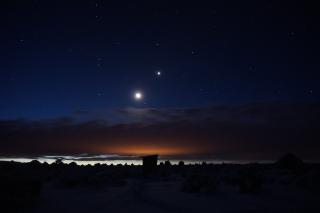 Темные обои: блеск, звездное небо, облака, ночь