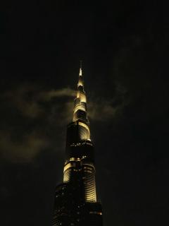 Темные обои: здание, небоскреб, башня, ночь