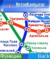 Карта метро Киева