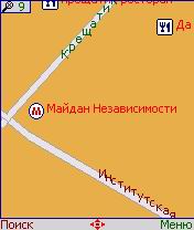 Карта города Киева