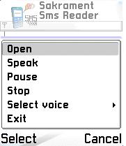 Sakrament SMS&Text Reader