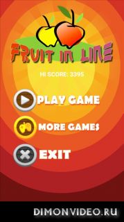 fruit in line