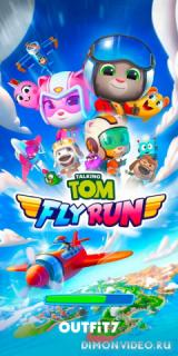 Talking Tom Fly Run: New Fun Running Game