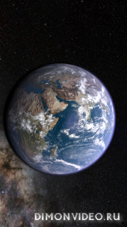 Earth & Moon in HD Gyro 3D PRO