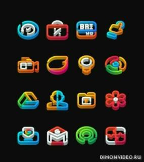 LineDock 3D - Icon Pack