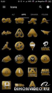 Mamba Gold HD Icon Pack