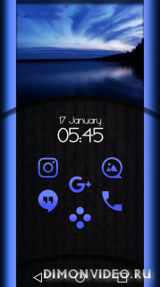 Grasp Blue Icon Pack