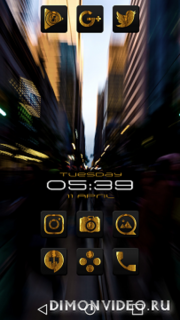 Raid Gold Black Icon Pack