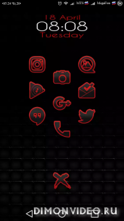 Raid v3 Red Icon Pack