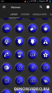 Orbic Blue Icons Pack