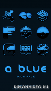 A-BLUE Icon Pack