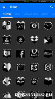 Black Fold Icon Pack Black Fold Icon Pack