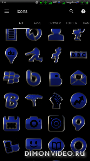 DEEP BLUE HD Icon Pack  2.1