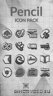 PENCIL icon pack white graphit PENCIL icon pack white graphit