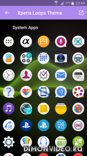 Xperia Loops Teması