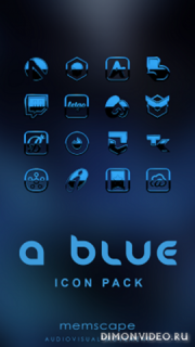 A-BLUE Icon Pack